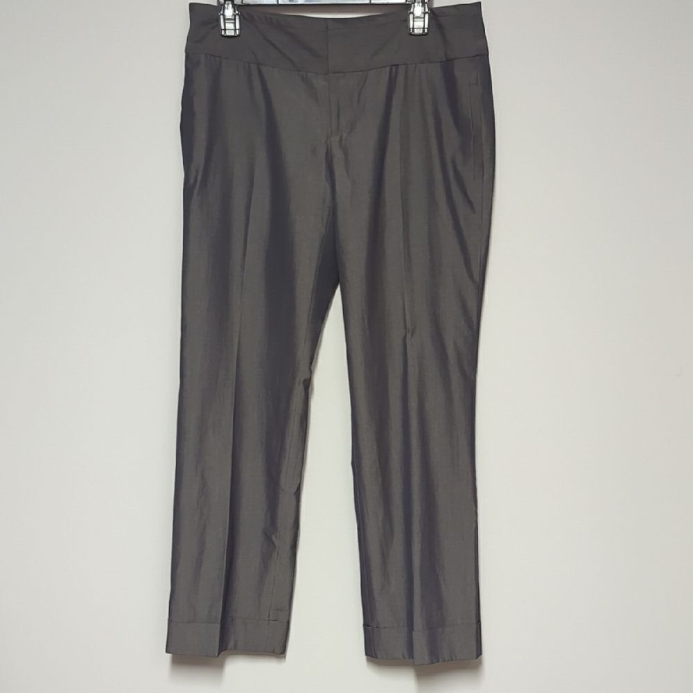 Banana Republic Gray Ankle Pants with Straight Leg